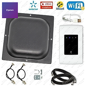 Комплект для підключення 4G інтернету з акумулятором ZTE MF920U + антена YUST 2 PRO з підсиленням 18 дБі