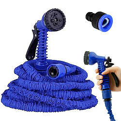 Поливальний шланг 7,5 м / 25 ft з розпилювачем Magic Hose / Садовий шланг для поливу, що розтягується.