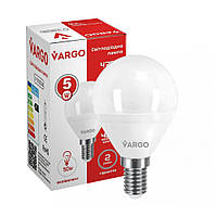LED лампа VARGO G45 5W E14 665lm 4000K (V-110538)