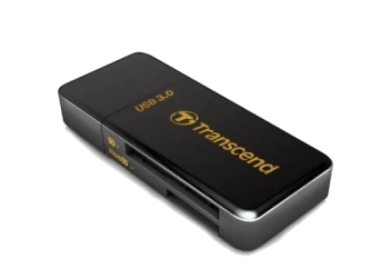 Зчитувач Transcend USB 3 1 Gen 1 microSD/SD Black, фото 1