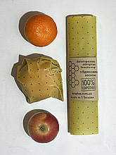 2 шт багаторазова воскова упаковка для продуктів, серветка обгортка вощанка, екоупаковка, вощені серветки