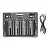 Зарядний пристрій LiitoKala Lii-D4 на 4+2 канали для AA, AAA, C, D, 18650, 26650, 32700 Li-ion, Ni-Mh акумуляторів, фото 4