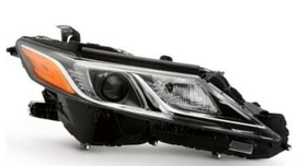 Фара права Toyota Camry XV70 LE/XLE 17-21 Depo LED.7444NA.W5W, -лампа, жовт.вставка L,LE,SE HYBRID-JAPAN BUILT