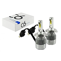 LED лампы светодиодные для фар автомобиля LED C6 H1, автолампа, белая коробка