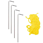 Автоматичний намет 4-місний, 210/200/135 см/ Туристичний намет тримісний/Паличка для кемпінгу, фото 5