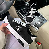 Кросівки замшеві чорні /23492/ 37р, фото 2