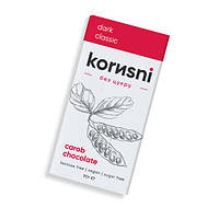 Шоколад чорний без цукру Класичний ТМ korusni 90г