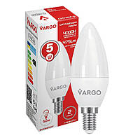 LED лампа VARGO C37 5W E14 665lm 4000K (V-110522)