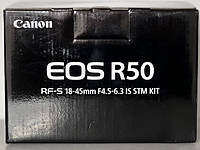 Фотоаппарат: Canon EOS R50 Kit RF-S 18-45mm. IS STM White (5812C030)