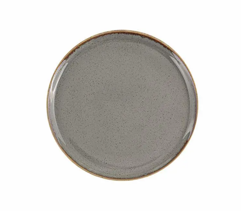 Тарілка для піци 200 мм Porland Dark Grey порцелянова 162920/DG