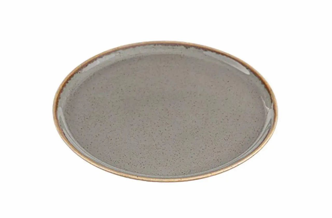 Тарілка для піци 280 мм Porland Dark Grey порцелянова 162928/DG