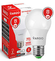 LED лампа VARGO A60 8W E27 4000K 760lm (V-111140)