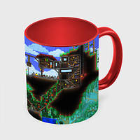 Кружка с принтом Terraria exclusive 330 мл (цвет чашки на выбор)