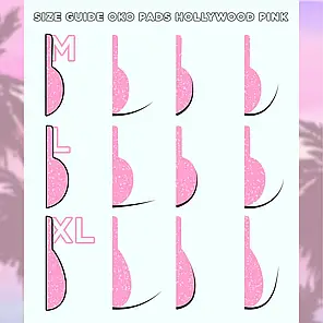 OKO Валики для ламінування вій Hollywood Pink, 3 пари, фото 4