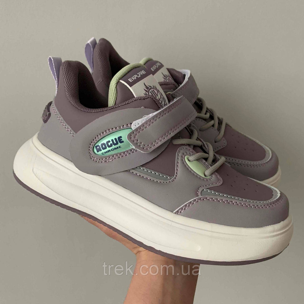 Кросівки дитячі сірі /30639/ 37р, фото 1