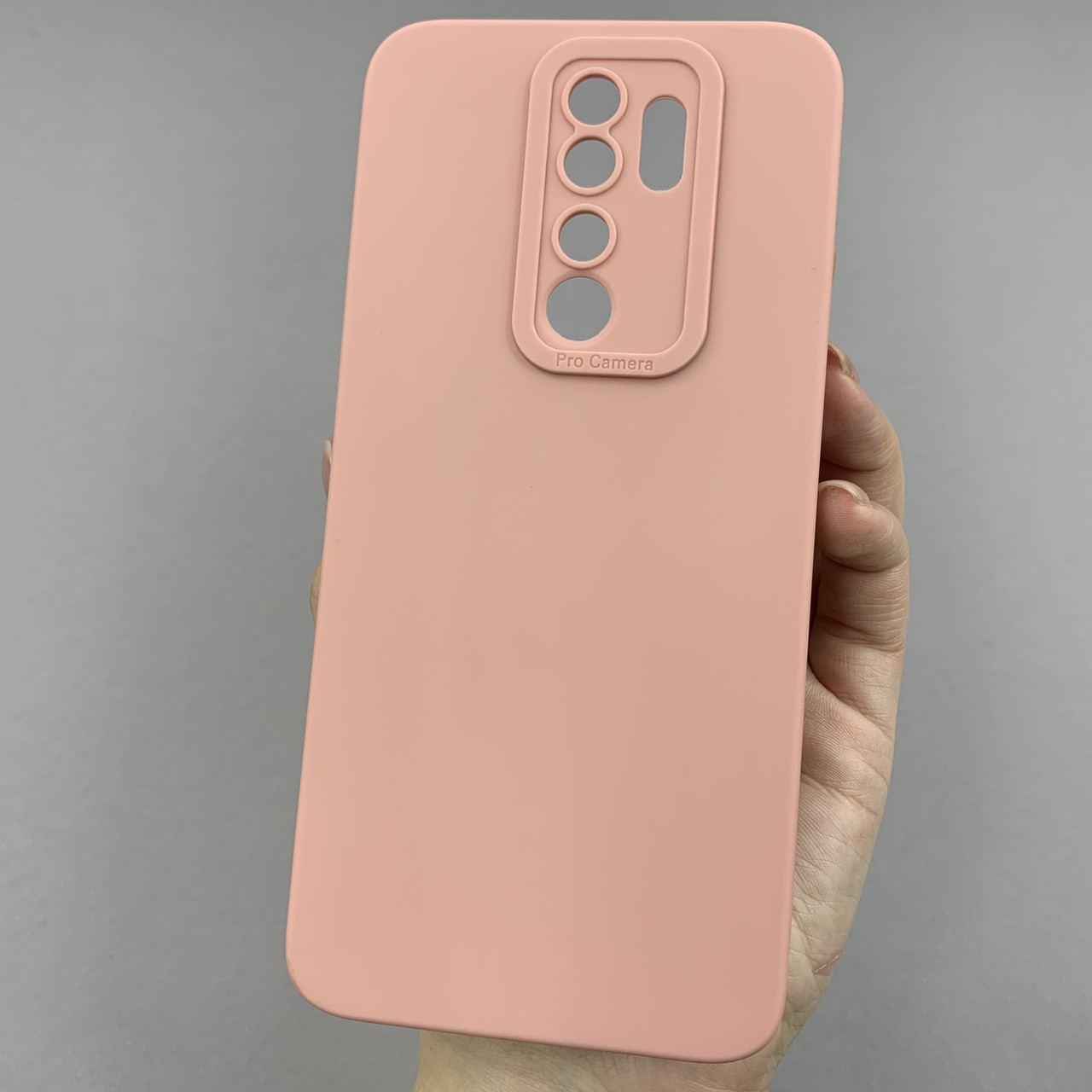 Чохол для Xiaomi Redmi Note 8 Pro чохол однотонний із захистом камери на сяомі редмі нот 8 про бежевий s2l