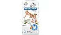 Подгузники-трусики для детей "Happy Bella Baby" midi 6-11 кг р.3 №48