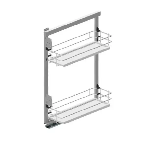 Карго - 15 REJS MAXIMA EVO MINI II кріплення бокове ліве хром+білий L-480 мм (h-680 мм), фото 1