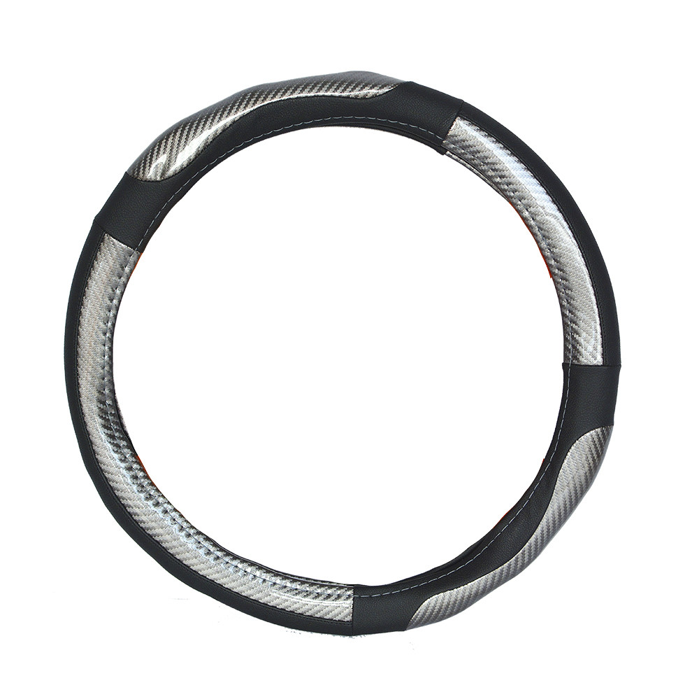 Чохол на кермо 40 см L Elegant EL 105 526 чорно-сірий, фото 1