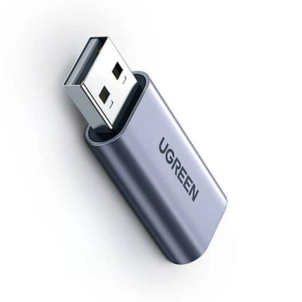 Зовнішня звукова карта USB 2 в 1 UGREEN стереофонічна підтримує всі ОС, фото 1
