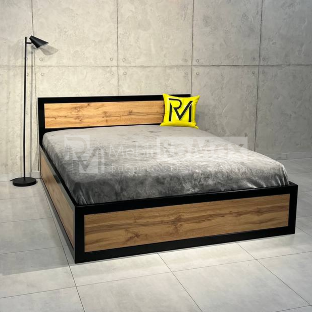 Ліжко в спальну кімнату LOFT 140х200+під. хутро.