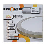 Світильник-люстра з пультом світлодіодний BIOM SMART SML-R15-50 3000-6000K 50Вт, фото 3
