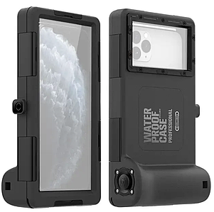 Водонепроникний чохол Shellbox на iPhone та інші смартфони для підводної зйомки (Чорний)