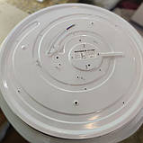 Люстра під три лампочки цоколь E27 40см біла кругла стельовий світильник DL-Е27-R303, фото 5