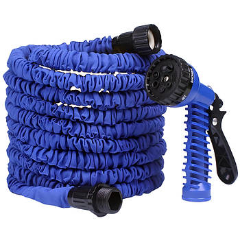 Шланг для поливу 15 м, з розпилювачем V-HOSE PRO / Садовий шланг поливальний розтягувальний