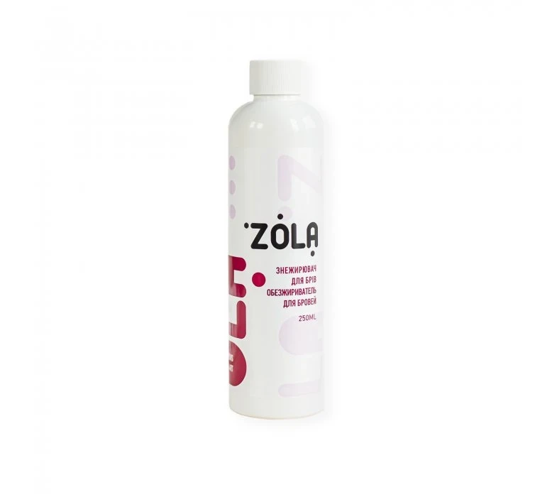 Знежирювач для брів та вій ZOLA, 250 мл
