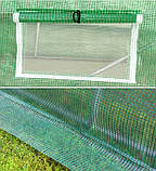 Теплиця, парник армована плівкова 6 м2 з вікнами 3х2х2м Bass Polska 8597 зелена, фото 7