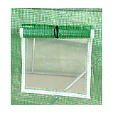 Теплиця, парник армована плівкова 6 м2 з вікнами 3х2х2м Bass Polska 8597 зелена, фото 9