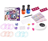 Дитячий набір для манікюру (2 лаки, накладні нігті, наклейки, бафф, роздільники, електрична пилка) 667-16, фото 2