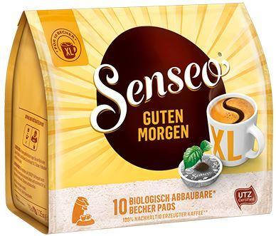 Кава в чалдах Senseo Guten Morgen XL, 10 шт. Philips Senseo 62 мм, фото 1