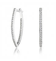 Срібні сережки Вікторія