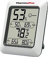 ThermoPro TP50 Цифровой гигрометр и термометр для контроля климата в помещении, Термогигрометр