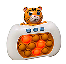 Інтерактивна іграшка антистрес електронний Pop it PRO з підсвічуванням Тигр, фото 5