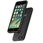 Чохол-акумулятор XON PowerCase для iPhone 6/6S/7/8/SE (new) 5200 mAh Чорний (PCBS1108152B 2780), фото 3