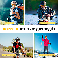 Окуляри для водіїв поляризаційні антиблік Brillix для нічної та денної їзди з чохлом (BRL-012Y), фото 8
