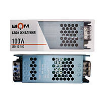 Блок питания BIOM DC12 100W 8.3А LED-12-100