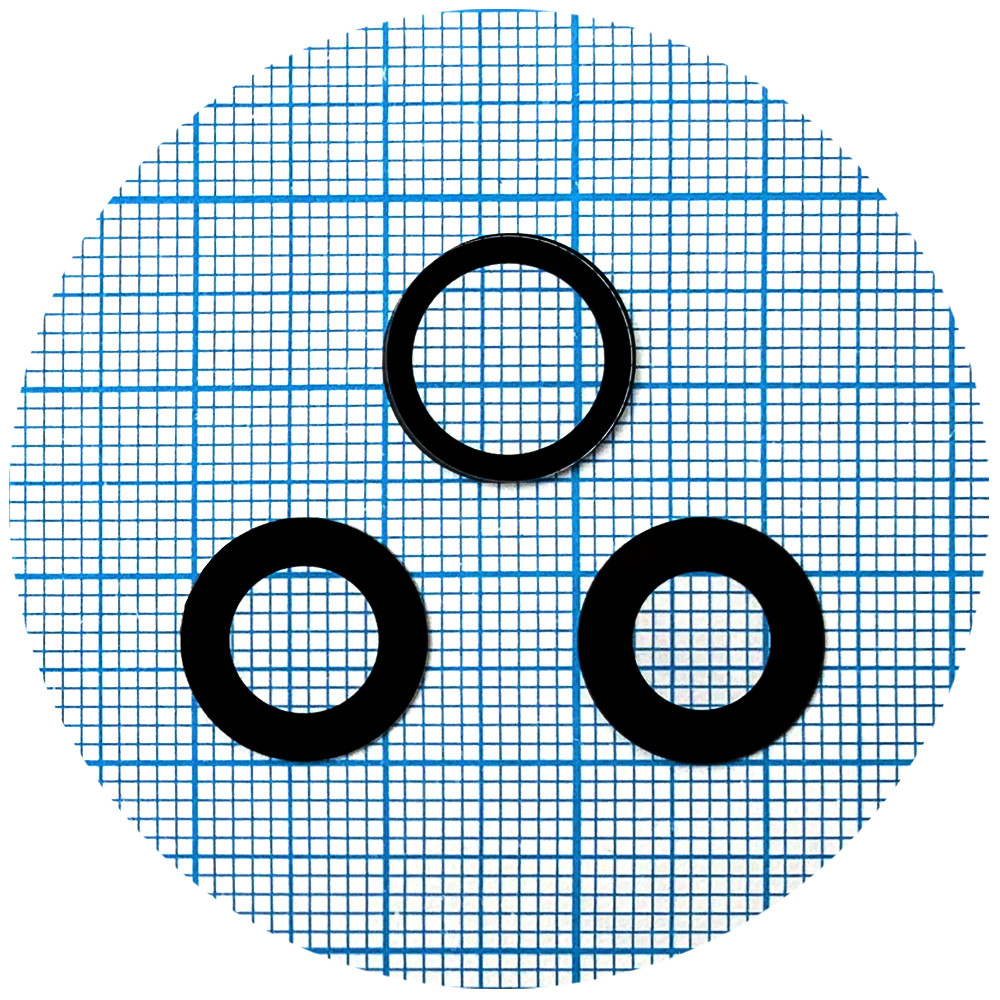 Скло камери Apple iPhone 15 Pro, iPhone 15 Pro Max Original PRC — 3 шт., фото 1