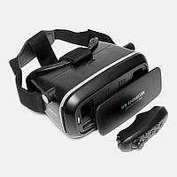 Очки виртуальной реальности VR Shinecon с пультом черные, Топовый