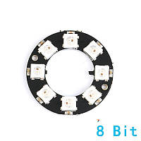 Светодиод SMD WS2812-RGB-RING-8Bit