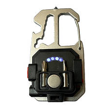 Ліхтар кишеньковий KL-535/5138-COB ULTRA(white+yellow+red), multitool, Li-Ion акумулятор, магніт, карабін, викрутка, ЗУ Type-C, фото 3