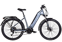 Електровелосипед 27.5" Leon OXFORD 500Вт 48В 12.8Ач 2022 темно-сірий розмір 17