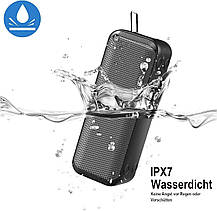 Динамік колонка Bluetooth, водонепроникний портативний бездротовий динамік IPX7, фото 5