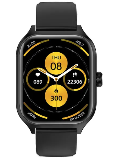 Розумні смарт годинник Ola Esporte Smart Watch для Android і iOS, пульсометром, тонометром, крокоміром (чорні)