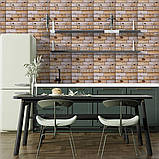 Декоративна ПВХ плитка на самоклейці 300х300х4мм Карамельна, ціна за 1 шт. (СПП-606) SW-00001133, фото 5