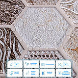 Декоративна ПВХ плитка на самоклейці 280х300х5мм Вінтажна , ціна за 1 шт. (СПП-507) SW-00001136, фото 4