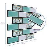 Декоративна ПВХ плитка на самоклейці 300х300х5мм М'ятна, ціна за 1 шт. (СПП-505) SW-00001139, фото 3